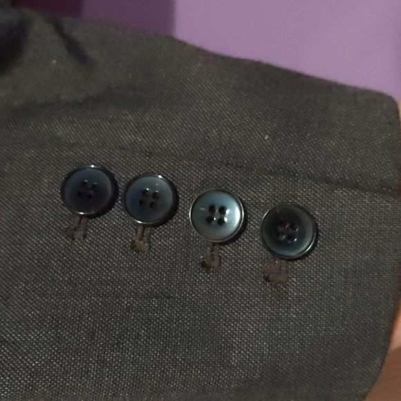 Ann Taylor, brown with tan undertones blazer, 10P - Picture 6 of 7